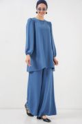 Ayrobin Tunik Pantolon Alt Üst Takım 6712 - İndigo resmi